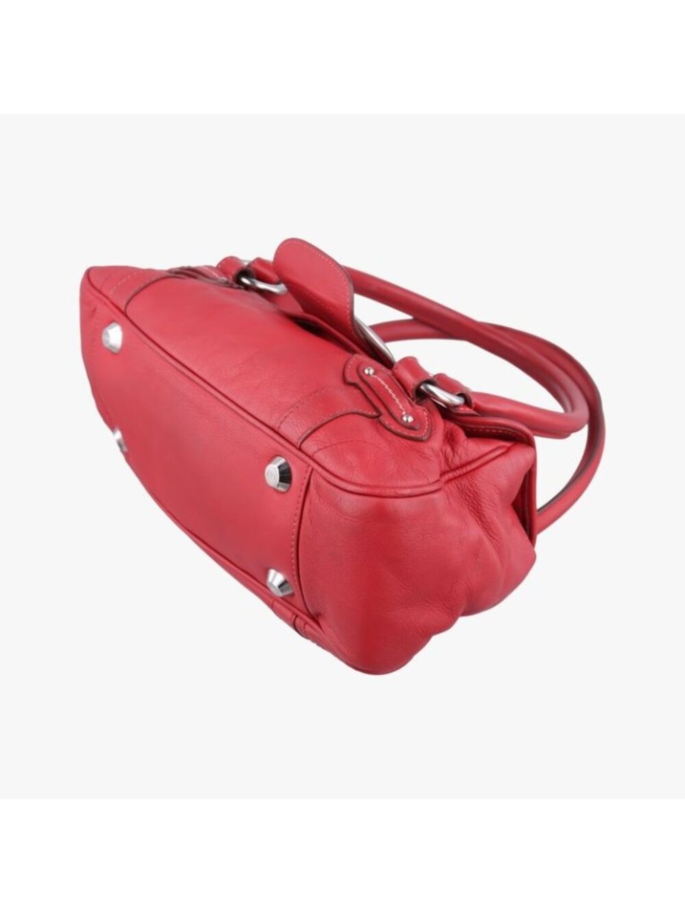 ★SOLD★ Dior Cdlogo Red Leather Handbag - Picture 4 of 16